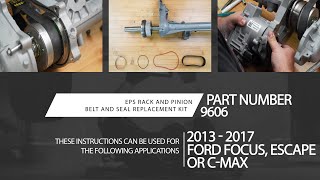 Edelmann 9606  EPS Drive Belt Replacement Kit [upl. by Annaear802]