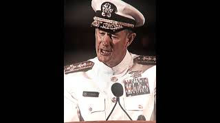 Admiral McRaven On Changing lives motivation editing graduation [upl. by Epstein42]