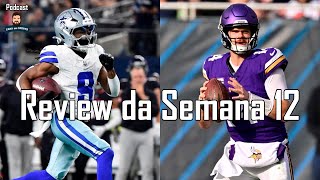 NFL Review da Semana 12  Parte 1 [upl. by Rahas]