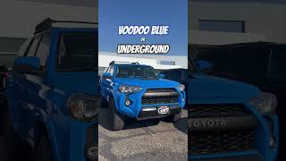 Which is the BEST COLOR for the Toyota 4Runner TRD Pro voodooblue underground [upl. by Eceinahs]