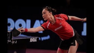 Shan Xiaona  Traditional Penholder Short Pips And High Toss Serve [upl. by Keel]