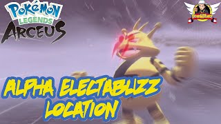 Where to find Alpha Electabuzz  Pokémon Legends Arceus [upl. by Iniffit]