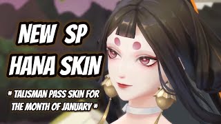 ONMYOJI NEW SP HANA SKIN TALISMAN PASS SKIN FOR THE MONTH OF JANUARY [upl. by Akiv]