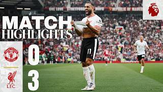 Salah Goal amp Diaz Double at Old Trafford  Manchester United 03 Liverpool  Highlights [upl. by Perni]