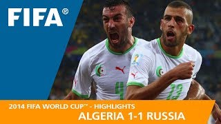 Algeria v Russia  2014 FIFA World Cup  Match Highlights [upl. by Aihseuqram887]