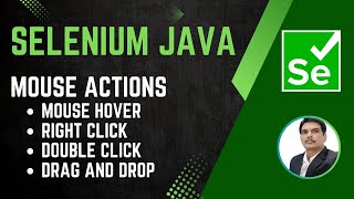 Session 35  Selenium with Java  Mouse Actions  Action Vs Actions  2024 New series [upl. by Jorey]