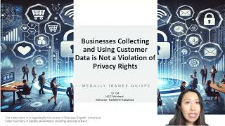 Summary Businesses Collecting and Using Customer Data is Not a Violation of Privacy Rights [upl. by Ahsiak]