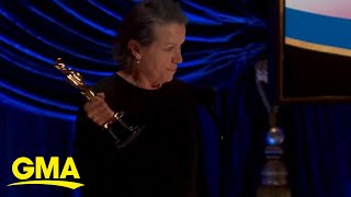 Frances McDormand wins Best Actress for her work in Oscars Best Picture ‘Nomadland’  GMA [upl. by Valery590]