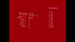 Division écrite 1 [upl. by Htebirol]