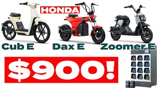 Honda Releases CHEAP New Motorcycles Dax E Cub E amp Zoomer E [upl. by Morten795]