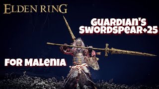 Guardians Blood Swordspear 25 for Malenia [upl. by Kitchen]