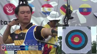 EVAN RICH CHONG vs MELVIN TIEH  Recurve Men Individual Final  KMK2024 Siri 2 [upl. by Lleraj]