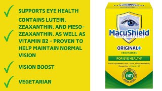 Macushield Original Vegetarian Capsules Tablets  Food Supplement for Healthy Eyes  Review [upl. by Cony68]