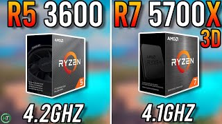 Ryzen 5 3600 vs Ryzen 7 5700X3D  Insane Difference [upl. by Aeslahc]