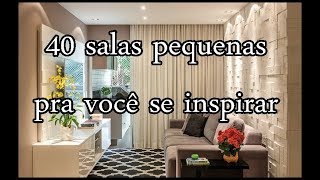 40 SALAS PEQUENAS PRA VOCÊ SE INSPIRAR [upl. by Schapira]