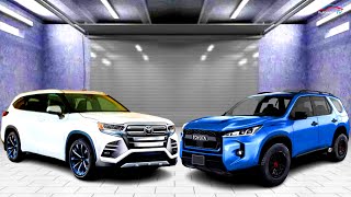 BATTLE SUV 2024 TOYOTA HIGHLANDER VS 2024 TOYOTA 4RUNNER [upl. by Okihsoy]