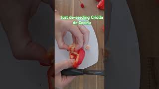 Harvesting seeds from Peppers is so easy Especially sweet peppers seedswap seeds pepperplant [upl. by Honniball]