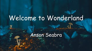 Anson Seabra  Welcome to Wonderland Lyrics [upl. by Eiggem758]