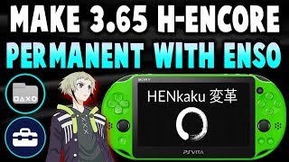 PS Vita Install ENSO On 365 Permanent Custom Firmware [upl. by Ramsdell]