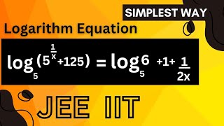 log51x125log6 11x solve x [upl. by Phionna]