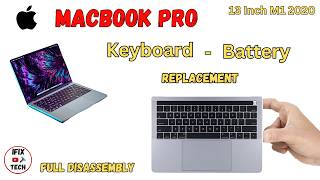 Apple MacBook Pro FULL DISASSEMBLY  Keyboard  Battery  Top Case  Screen Replacement [upl. by Ellissa]