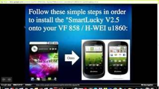 How to install SmartLucky ROM onto your Vodafone 858 [upl. by Capriola]