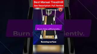 Powemax Fitness MFT 410 Manual Treadmill Review  Best Manual Treadmill In India [upl. by Euqitsym662]