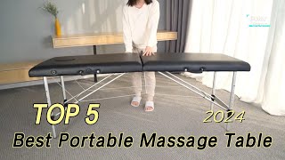 TOP 5 Best Portable Massage Table in 2024 [upl. by Llerred]