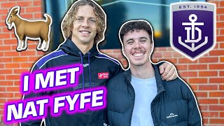 I MET NAT FYFE AFL [upl. by Atilegna617]