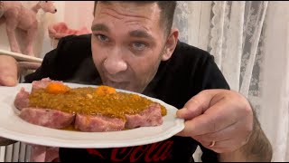 MEGA ABBUFFATA SUPER SGARRO COTECHINO E LENTICCHIE EATING SHOW MUKBANG ITA [upl. by Yecad]