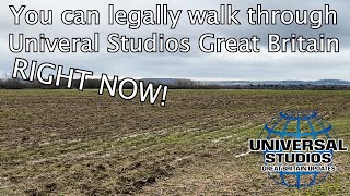 You can LEGALLY walk through Universal Studios Great Britain RIGHT NOW [upl. by Dittman]