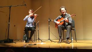 Gypsy Jazz Duets Tim Kliphuis and Alfonso Ponticelli  Norwegian Dance [upl. by Simon771]