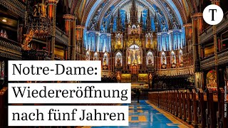 NotreDame erstrahlt in neuem Glanz Wiedereröffnung nach fünf Jahren Restaurierung [upl. by Nahgeem]