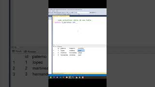 Actualizar Registros con SQL Sever sqlserver windows basededatos [upl. by Lucinda]