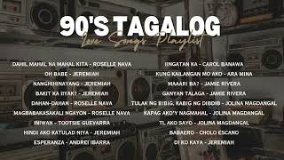 90’s Tagalog Love Songs  NonStop Playlist [upl. by Theall569]