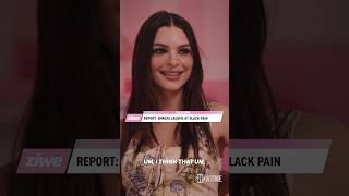 Emily Ratajkowski laughs at black pain ziwe emilyratajkowski comedy comedyshorts interview [upl. by Folsom]