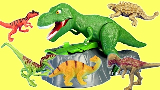 Dinosaur Trex Dino Meal Game Rescue Jurassic World Minifigures Dinosaurs For Kids [upl. by Assilak683]