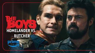 Homelander vs Butcher  The Boys  Prime Video [upl. by Anohs]