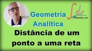 Grings  Geometria Analítica  Distância de um ponto a uma reta  Aula 3 [upl. by Deeann]