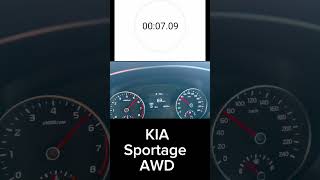 KIA Sportage AWD  0100  Impressive figures  Top speed [upl. by Hacissej]