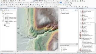 v45 creating a geomorphic map in ArcMap [upl. by Neicul]