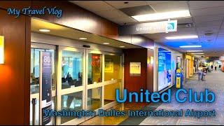 Quick Tour of United Club at Washington Dulles Concourse C Across from Polaris Lounge [upl. by Paz]