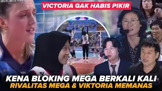 Sama Sama Kejam Di Lapangan Komentator VLeague Begitu Senang Pertarungan Luar Biasa Mega amp Viktoria [upl. by Neeluqcaj]