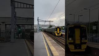 Double GWR class 158s pass Severn Tunnel Jn with two tone [upl. by Ellenuahs264]