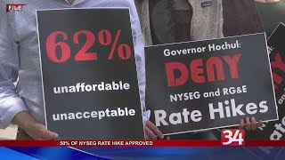 50 of NYSEG Rate Hike Approved [upl. by Milford]