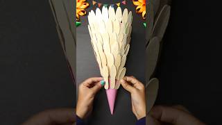 Christmas Special 🎄 Tree making using icecream stick 😱 shorts ytshorts christmastree handmade [upl. by Given835]