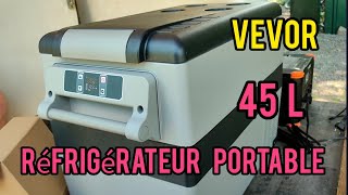 présentation réfrigérateur 45 litres à compression VEVOR [upl. by Erine]