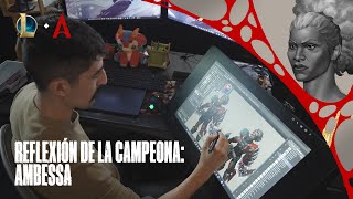 Reflexión de la campeona Ambessa  Cómo se hizo  League of Legends [upl. by Jenne]