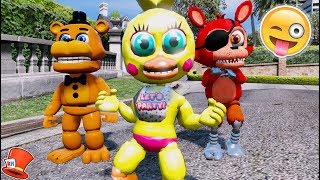 BRAND NEW CHICA ANIMATRONIC IS HERE ADVENTURE TOY CHICA GTA 5 Mods FNAF RedHatter [upl. by Ailee621]