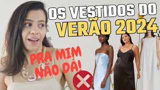 OS VESTIDOS DA MODA VERÃO 2024  Raisa Brito [upl. by Canice]